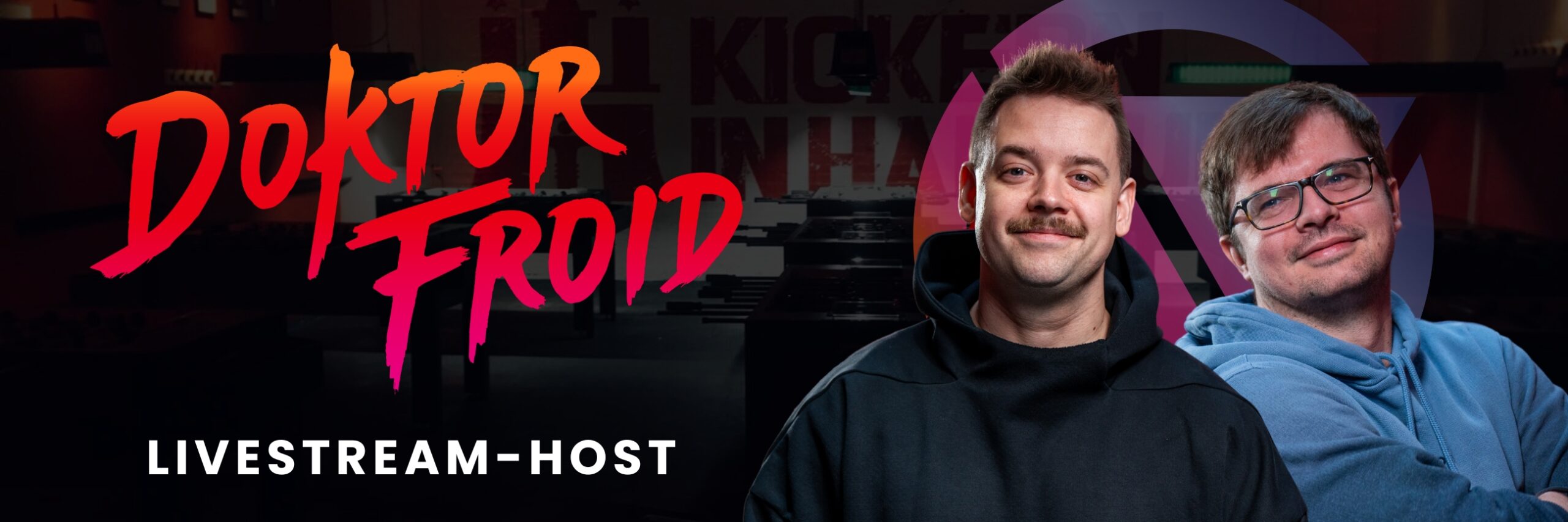 DoktorFroid Livestream Host Banner